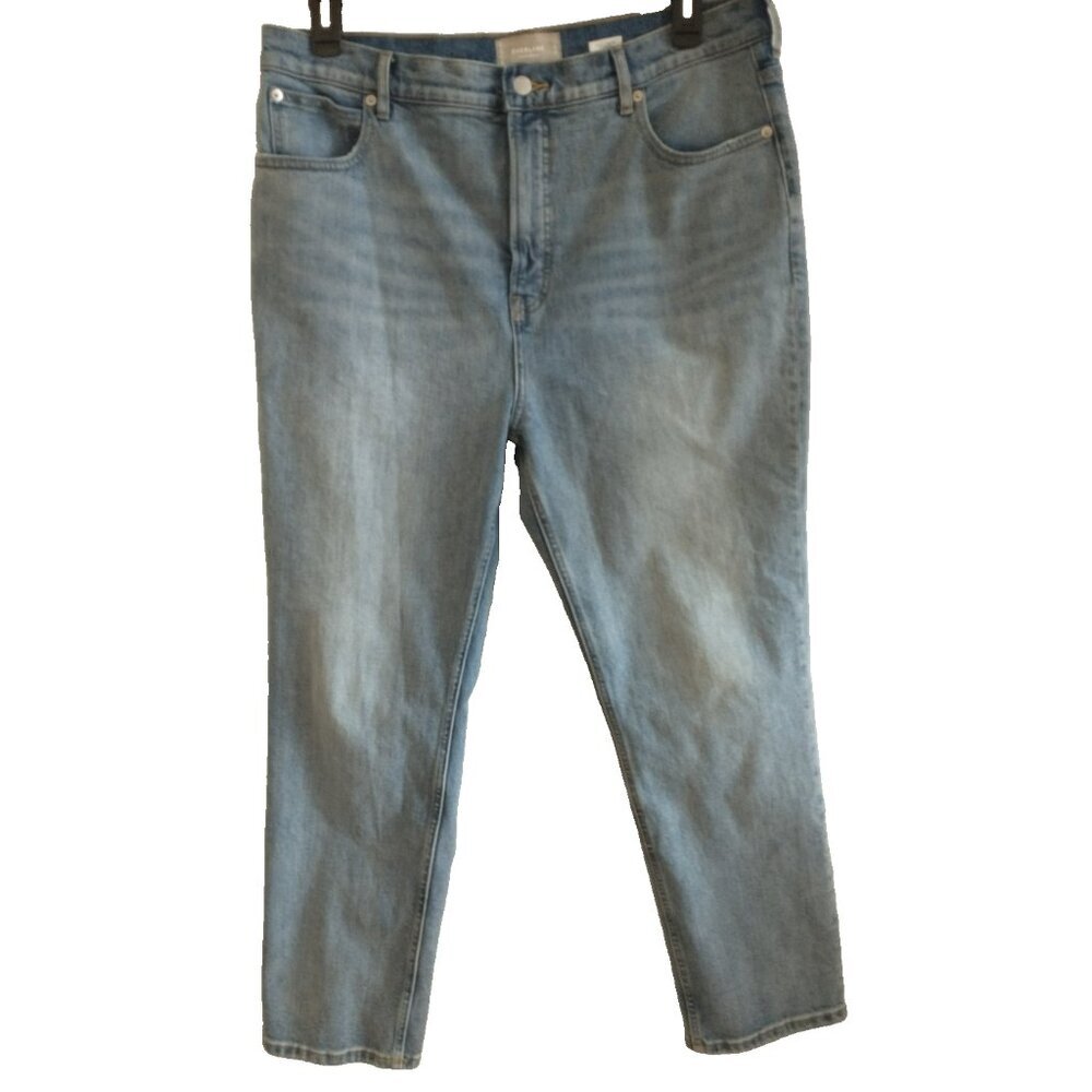 Everlane The Way High Slim Jeans Women's Light Wash Denim Blue - 36x28 (33S)